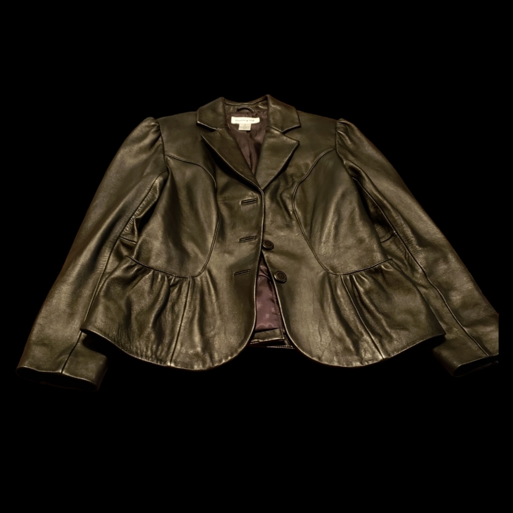 TRENDY leather Blazer - Picture 11 of 11